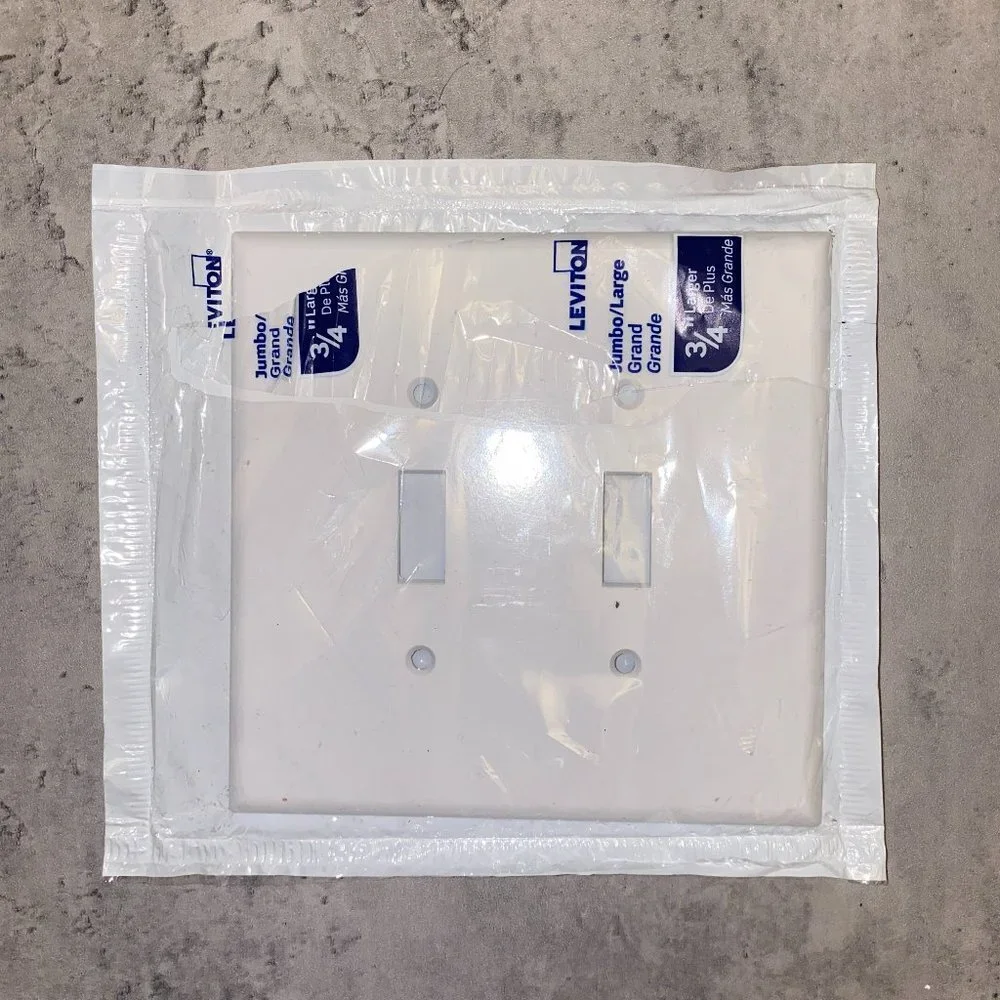Leviton Jumbo Wall Outlet Plate Cover